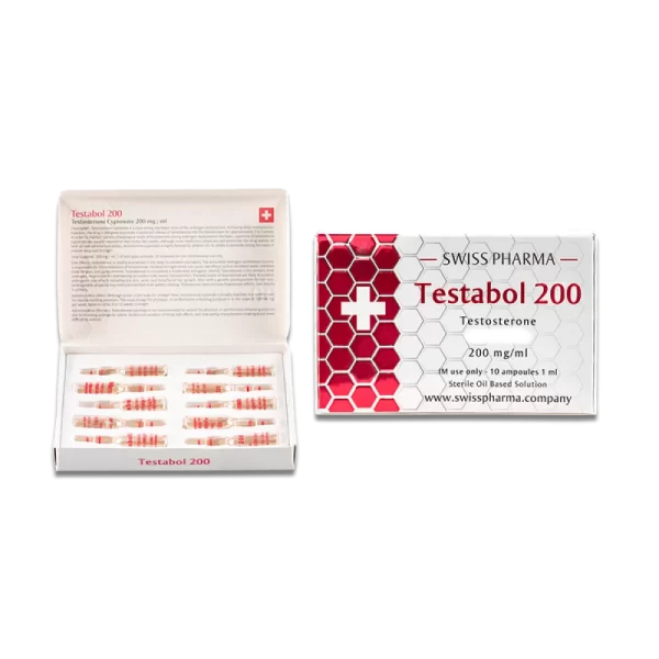 Swiss Pharma Testosterone Cypionate 200mg 10 Ampul