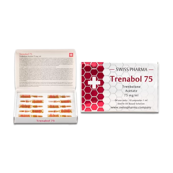 Swiss Pharma Trenbolone Acetate 75mg 10 Ampul